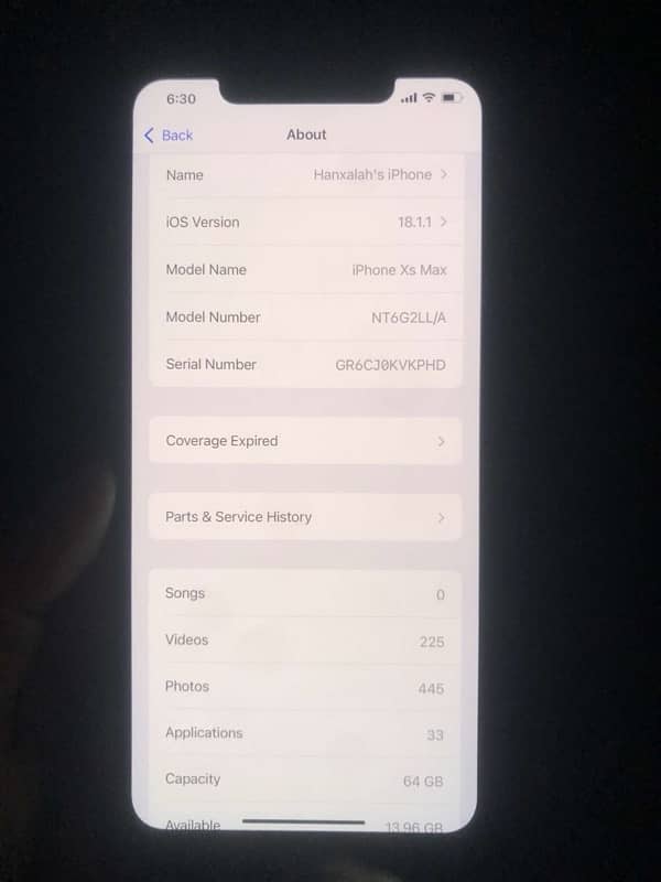 iphone xs max 64gb non pta 7