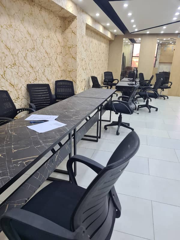 PECHS-6 Sharah-e-faisal 700 sqft office on Rent 1