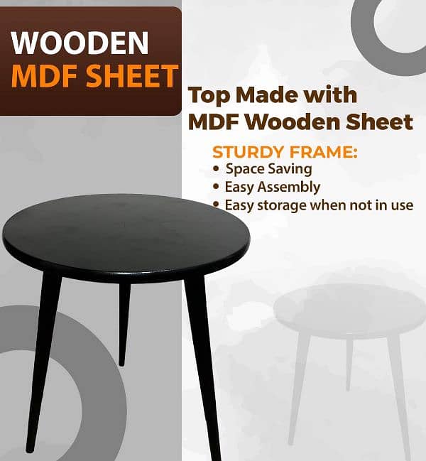 Wooden Table with MDF Sheet 6