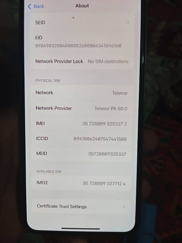 iphone xs max 64 gb. non pta 4 month sim working 7