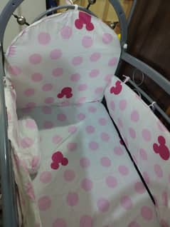 Baby metal cot suitable age upto 2 year