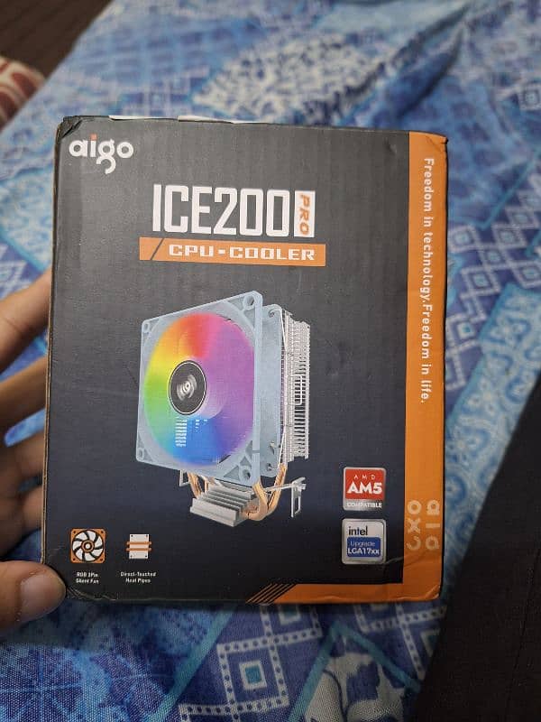 Aigo ice 200 pro RGB cpu cooler for sale 0