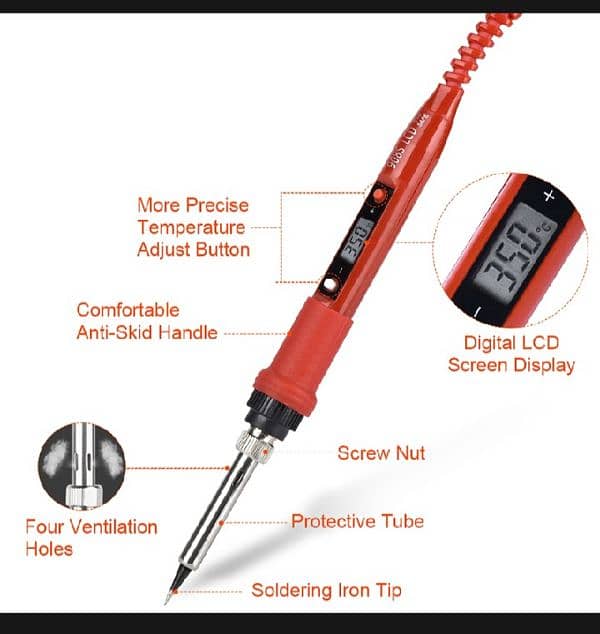 80watt digital soldering iron 0