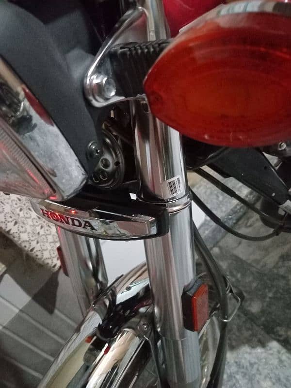 HONDA CG 125 SPECAIL EDITION CHROME RED FOR SALE 6