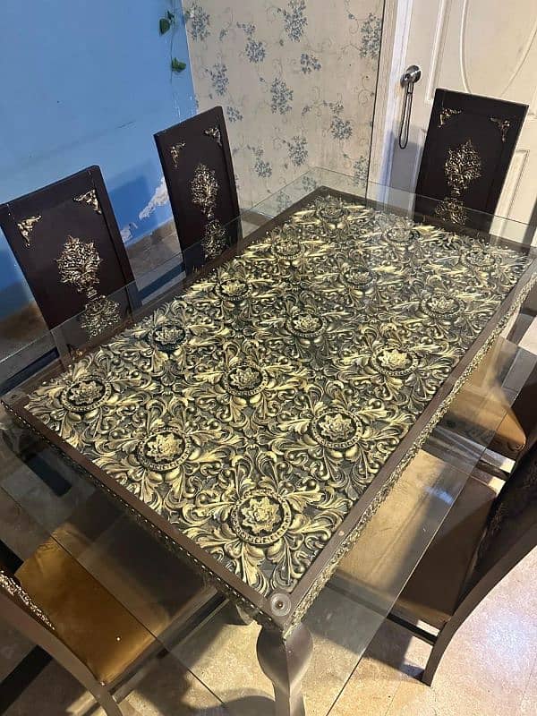 Glass Dining Table With 6 Chairs 2