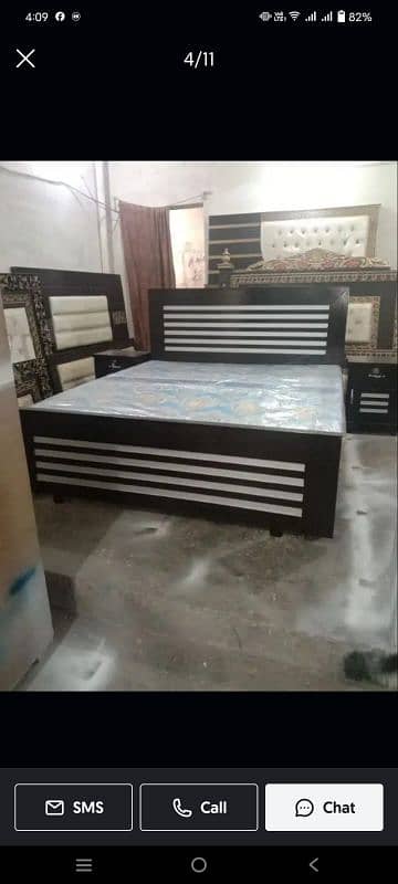 wooden double bed sample latest design 1