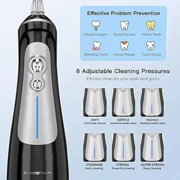 water dental flosser cordless teeth cleaner dental oral irrigator 1