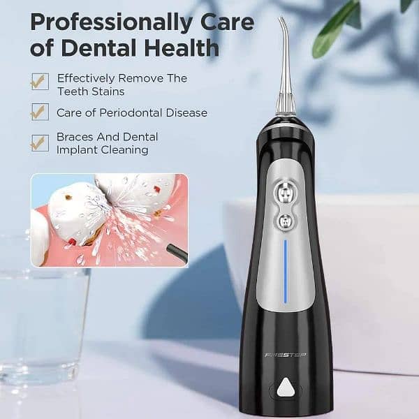 water dental flosser cordless teeth cleaner dental oral irrigator 3