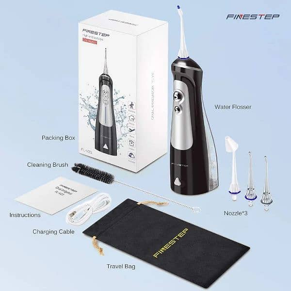 water dental flosser cordless teeth cleaner dental oral irrigator 6