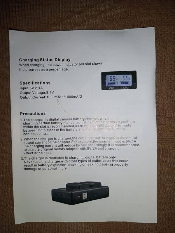 canon M 50   LP E-12 BATTERY CHARGER WITH POWER BANK 1