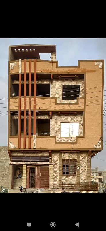 SECTOR 6/A GULSHAN E SHIRAZ GROUND PLUS TWO WITH EXTRA LAND, CORNER, WEST OPEN, ALL FLOOR RCC, FULL FURNISHED, SURJANI TOWN 3