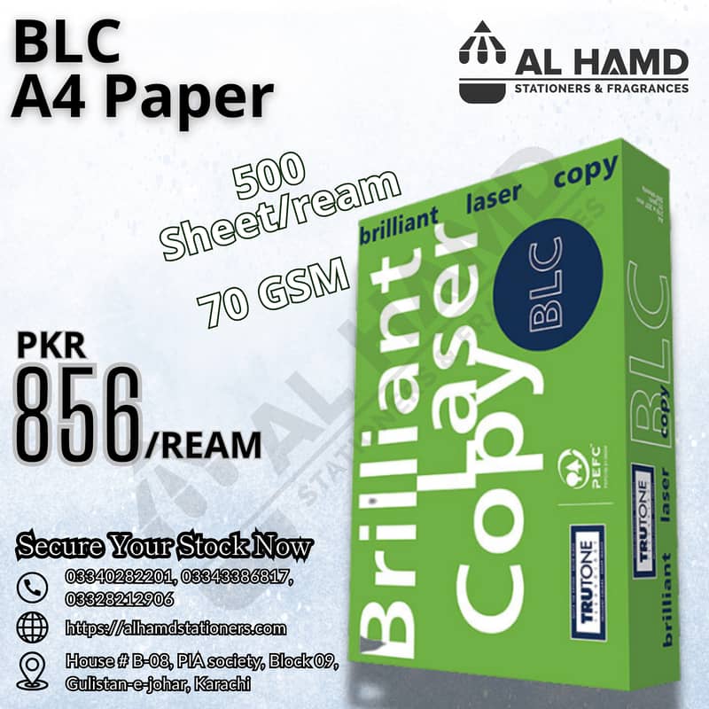 BLC A4 Paper 70 gsm 1