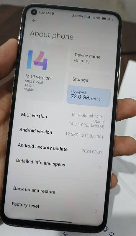 Mi 10t 5g PTA Approved 1