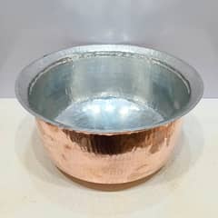 Vintage Solid Copper Patila/Handi Collection: Functional Elegance