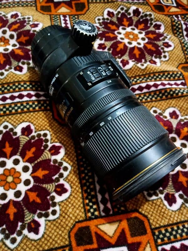 Canon 6D body Sigma 70-200 lens 4