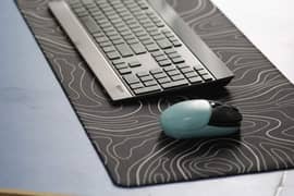 Large Black Premium Mousepad