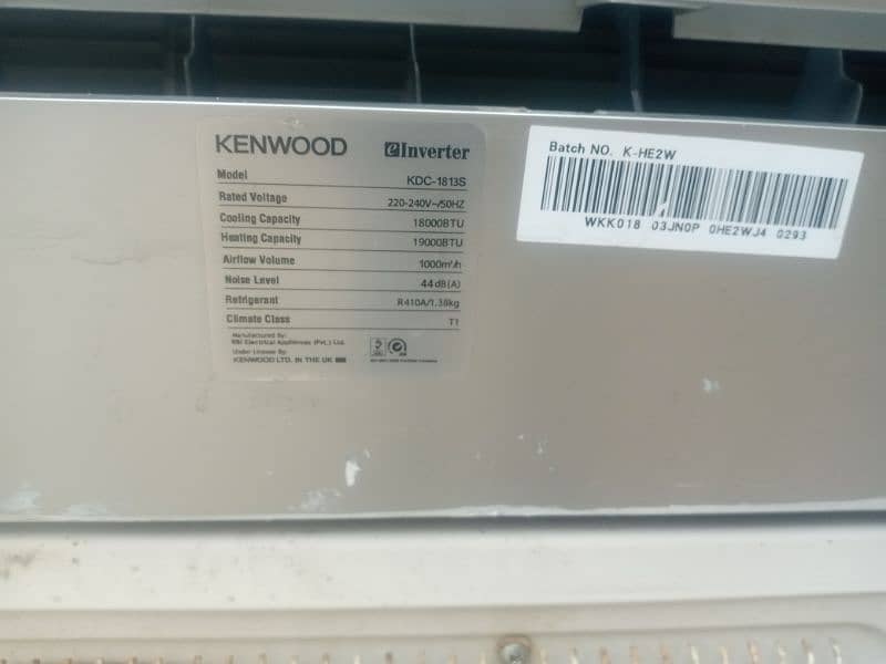 kenwood 1.5 inverter Ac for sale 4