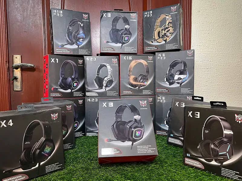 Onikuma Gaming Headset Headphone all Model available box pack 1