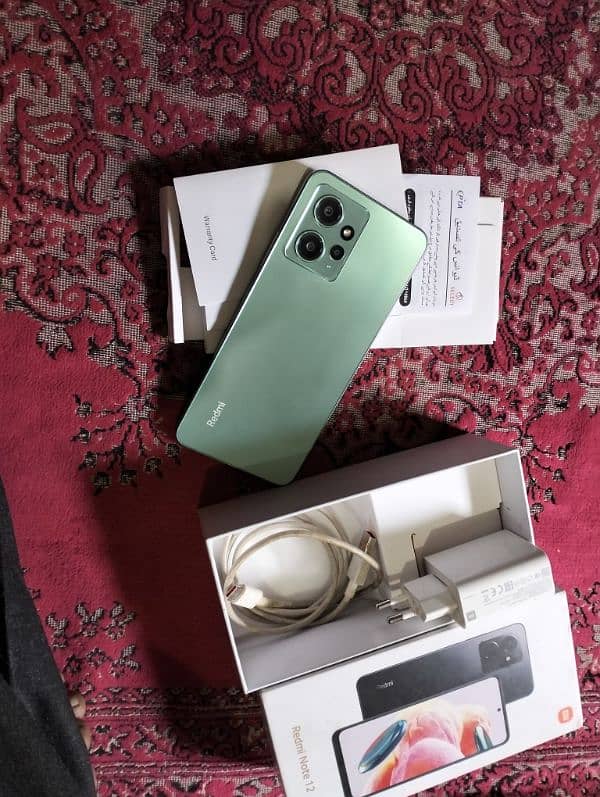 Redmi note 12 complete box 3