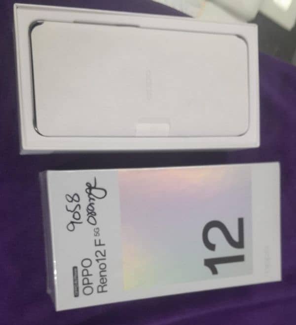 OPPO Reno F12 5G | Orange Color | 12/256 GB | Just Box Open 0