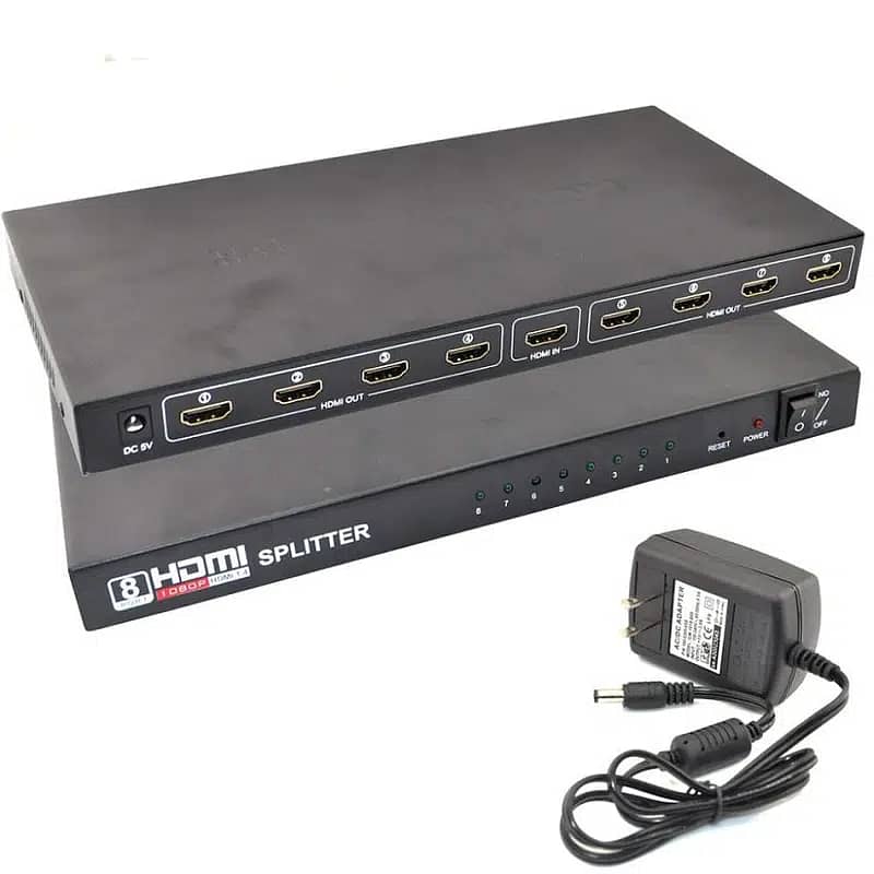 HDMI Splitter 8 Port 2K/4K 1