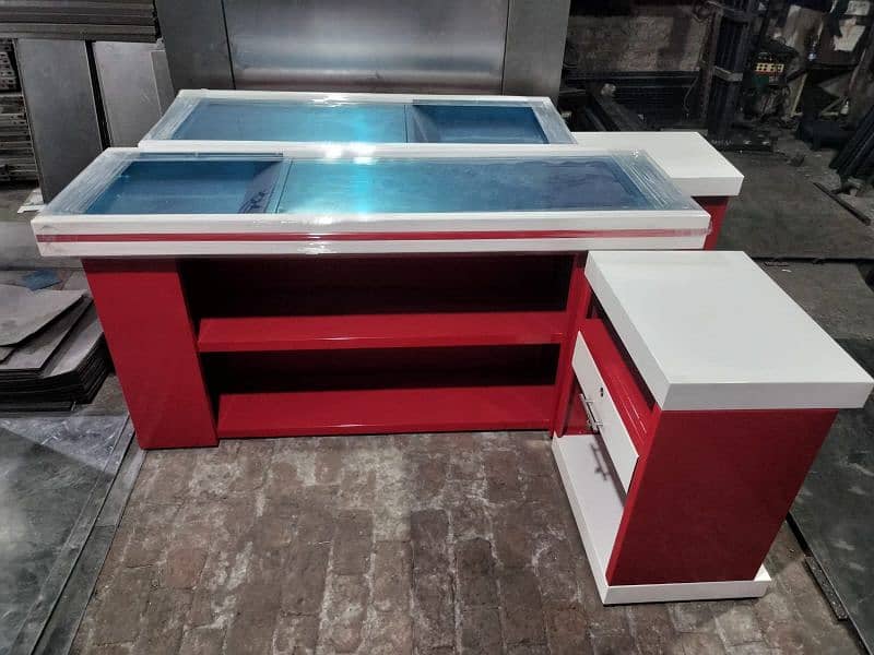 Cash counter/ cash till counter / steel rack / mart rack /display rack 0