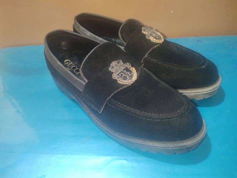 Chunky Loafer Black velvet 1