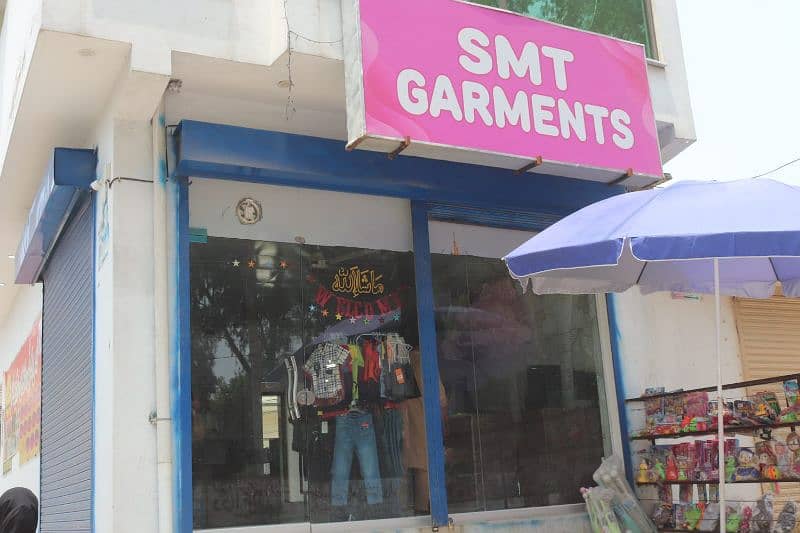 Running Garments Shop For Sale 1