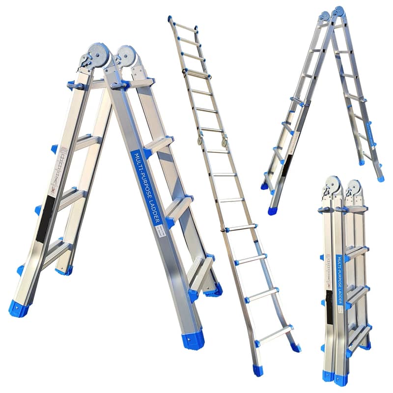 Multi Purpose  Aluminum 4x4 step ladder 3