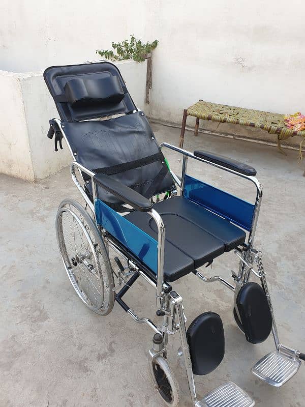 Wheel Chair - Commode Seat - Multipurpose Wheel Chair 8