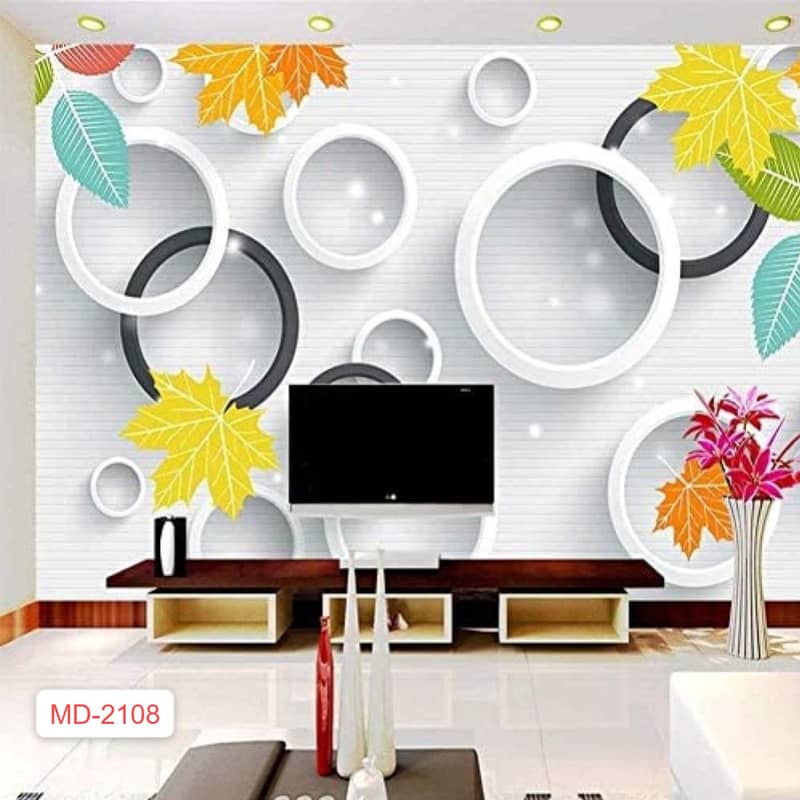 3D WallPaper Wall flex Sheet pvc Wall panel wall paper wpc Panel 2