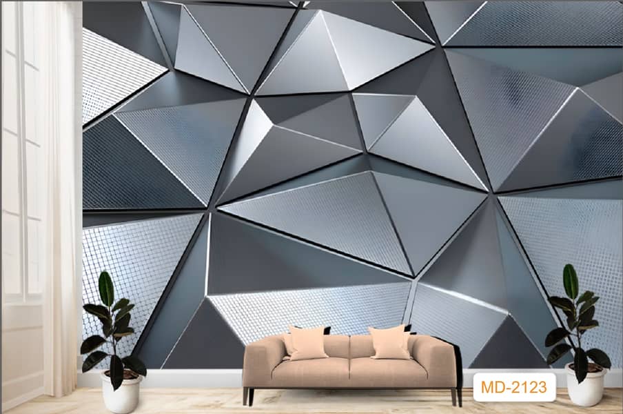 3D WallPaper Wall flex Sheet pvc Wall panel wall paper wpc Panel 6