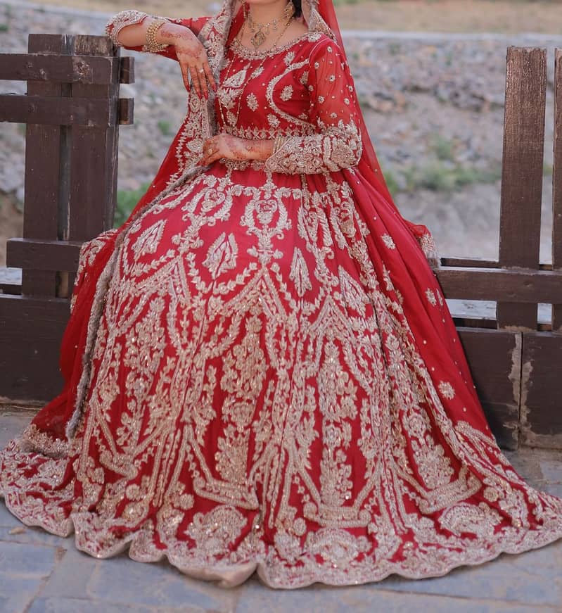 Bridal Lehenga | Barat Dress | Designer Bridal Lehenga | Wedding Dres 0