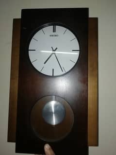 wooden clock