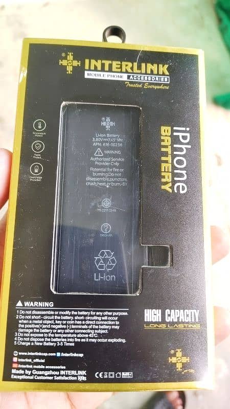 iphone 7 interlink original battery 2