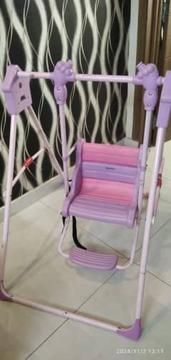 pink swing for toddlers