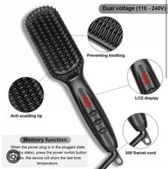 Hair Straightener Brush | Beard Straightener