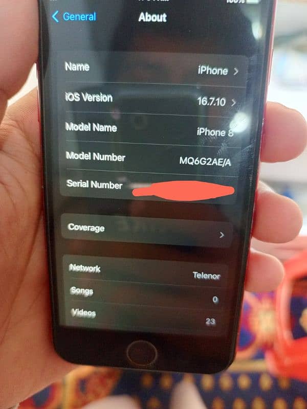 IPHONE 8 PTA  64 GB 5