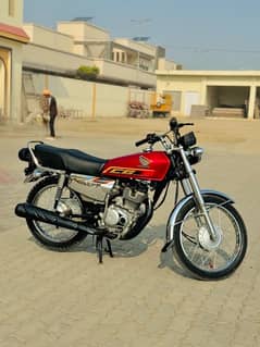 cg 125 self start nmber laga hoa hy