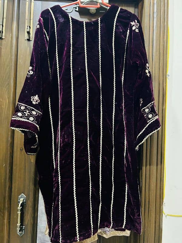 3pc fancy velvet suit 1