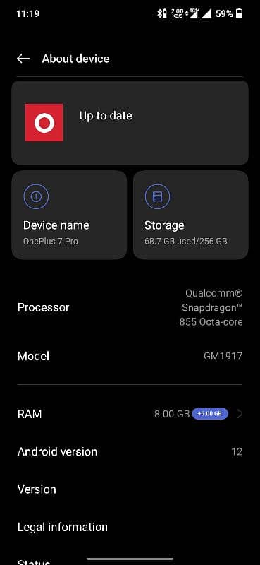 One plus 7 pro exchange 4