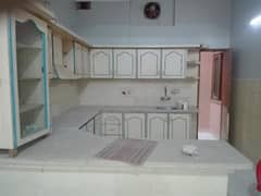 three bed dd tile flooring portion available for rent in johar