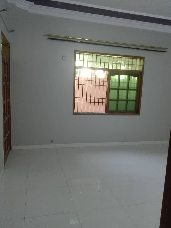 three bed dd tile flooring portion available for rent in johar 2