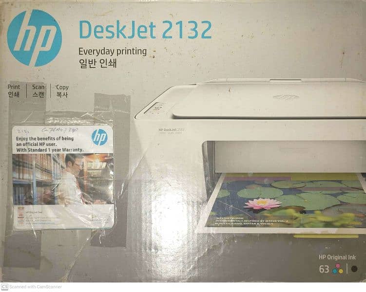 HP desk jet 2132 printer scanner with complete Saman. 3