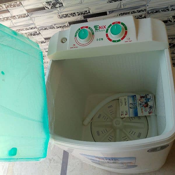 Enix washing machine E570 1 years moter qeranty 1