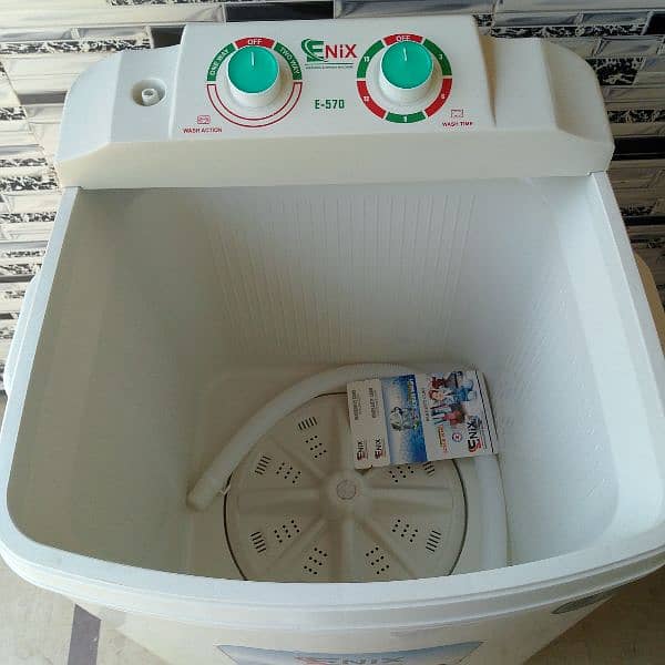 Enix washing machine E570 1 years moter qeranty 2