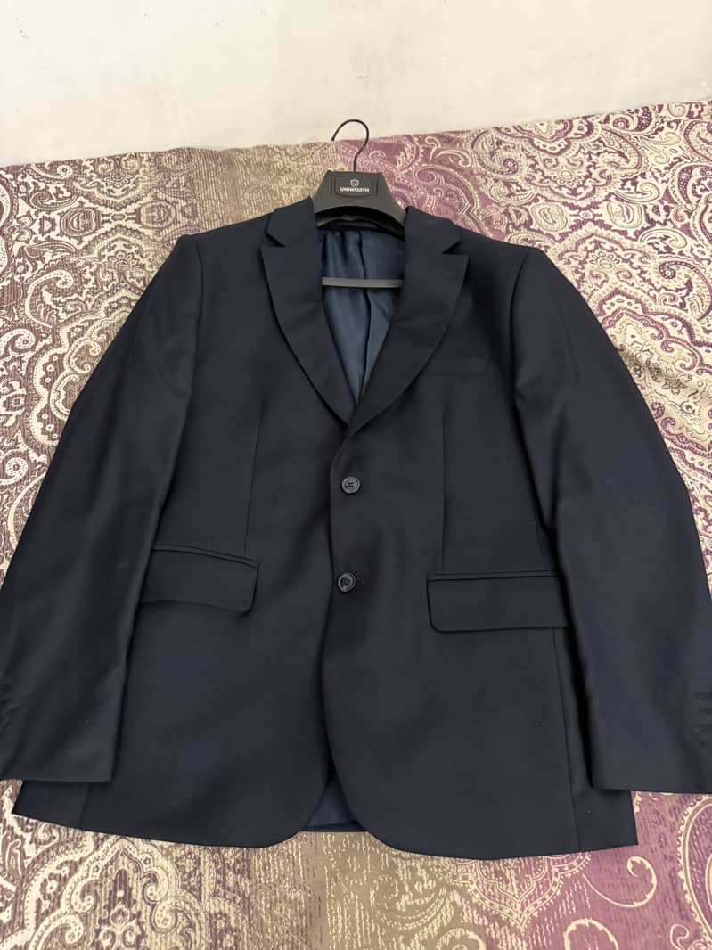 3 Piece Men Suit Navy Blue - Uniworth 4