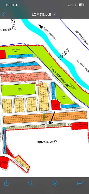 7 marla plot for sale in cbr town phase 1 cda approved 0