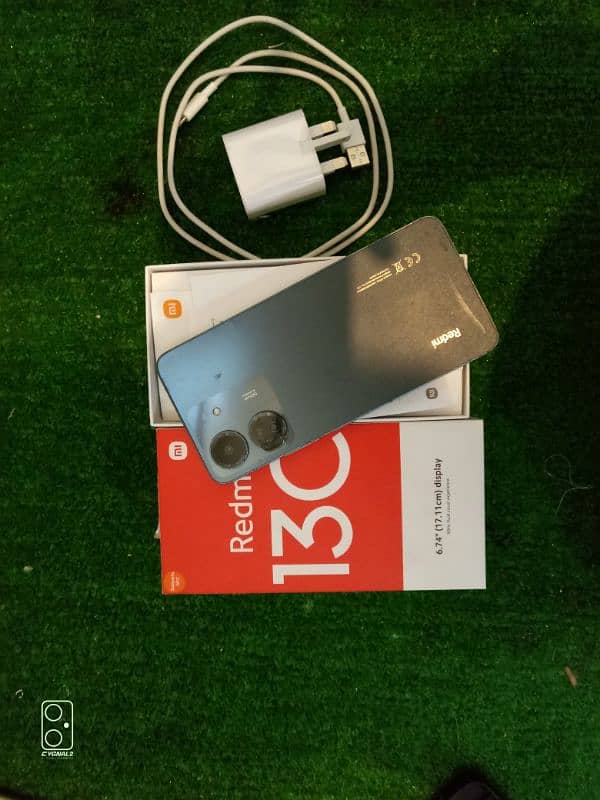 Redmi 13c 16/256 with box and pin pack original charger 10