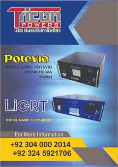 LITHIUM BATTERIES AVAILABLE FRESH IMPORT 48V-100AH